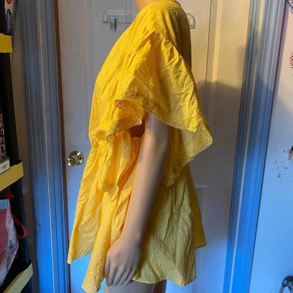 Shein Curve 100% Cotton Cover Up Top Women Size 1XL - Picture 5 of 6